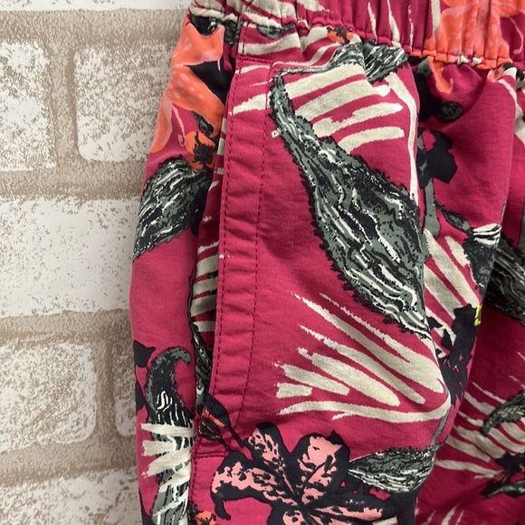 Patagonia Girls Pink Hawiian Print Shorts M - Picture 2 of 7